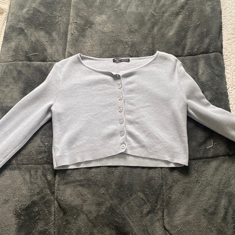 Brandy Melville Baby Blue Button up Cardigan